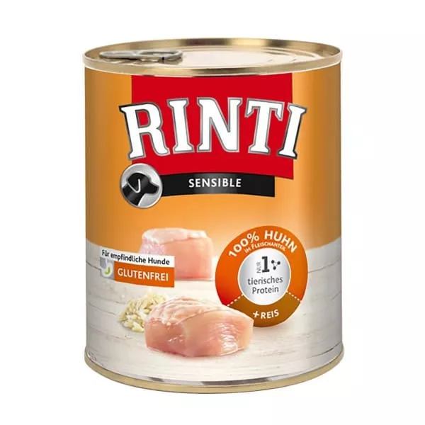 Rinti 800g Sensible Huhn+Reis Dose